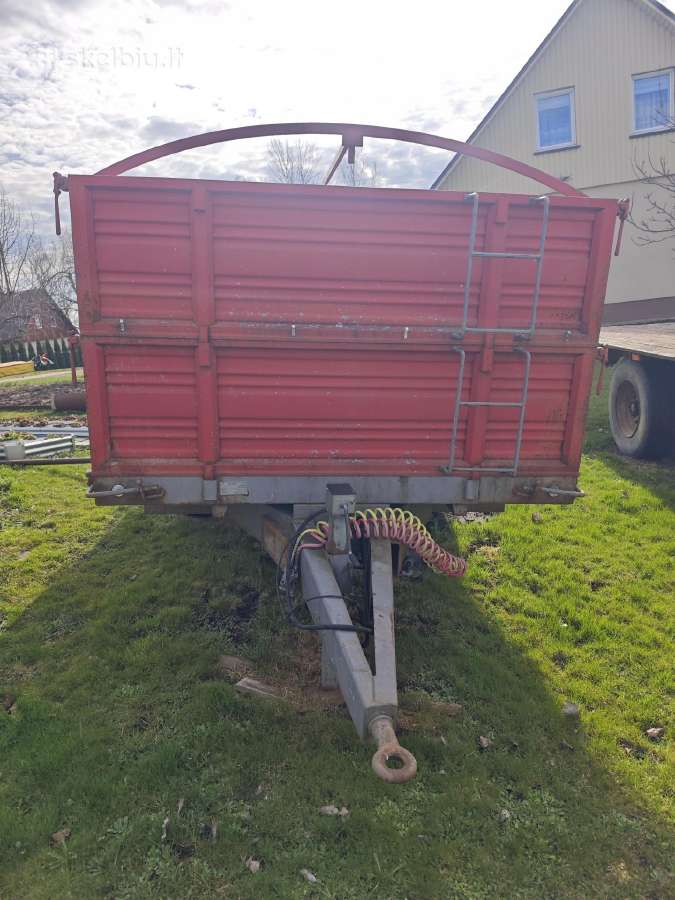 Puspriekabė Bicchi, plūgas, vandens talpa, - nuotraukos Nr. 3