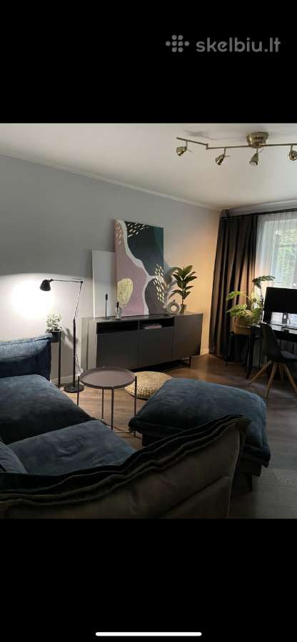 Dizainerinė sofa su pufu (modulinis komplektas)