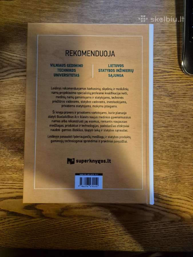 Knyga Statybų vadovas Mediniai namai