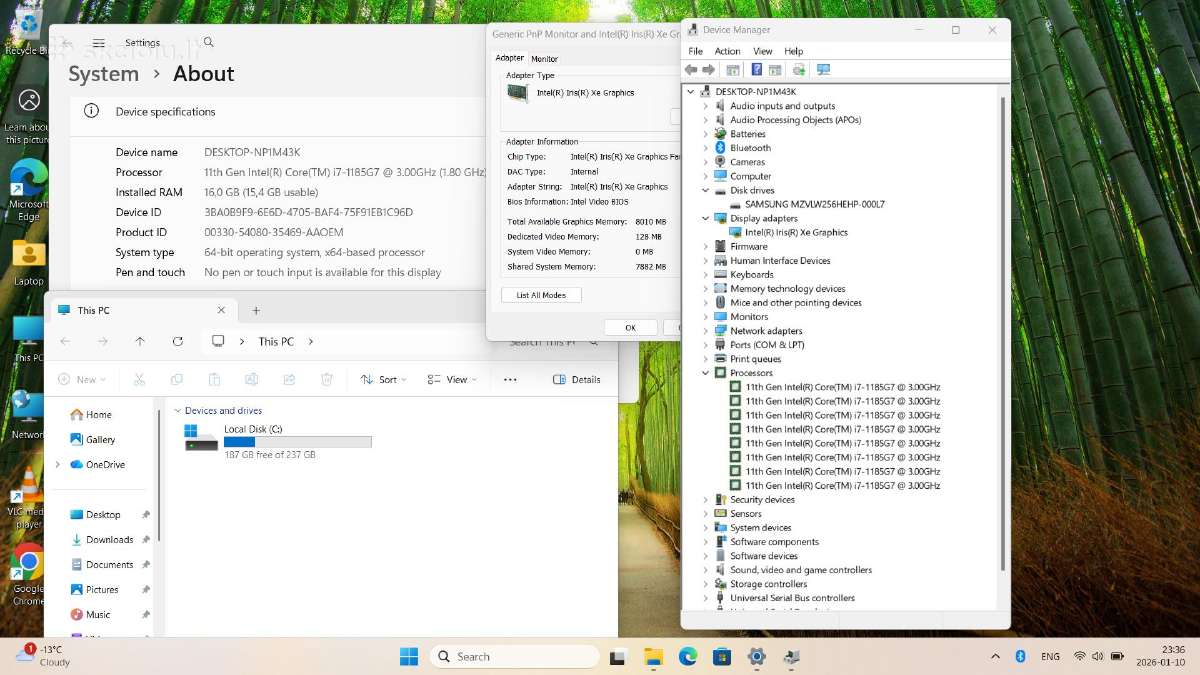 Dell Latitude 5420 i7-1185g7 16gb 256ssd - nuotraukos Nr. 5