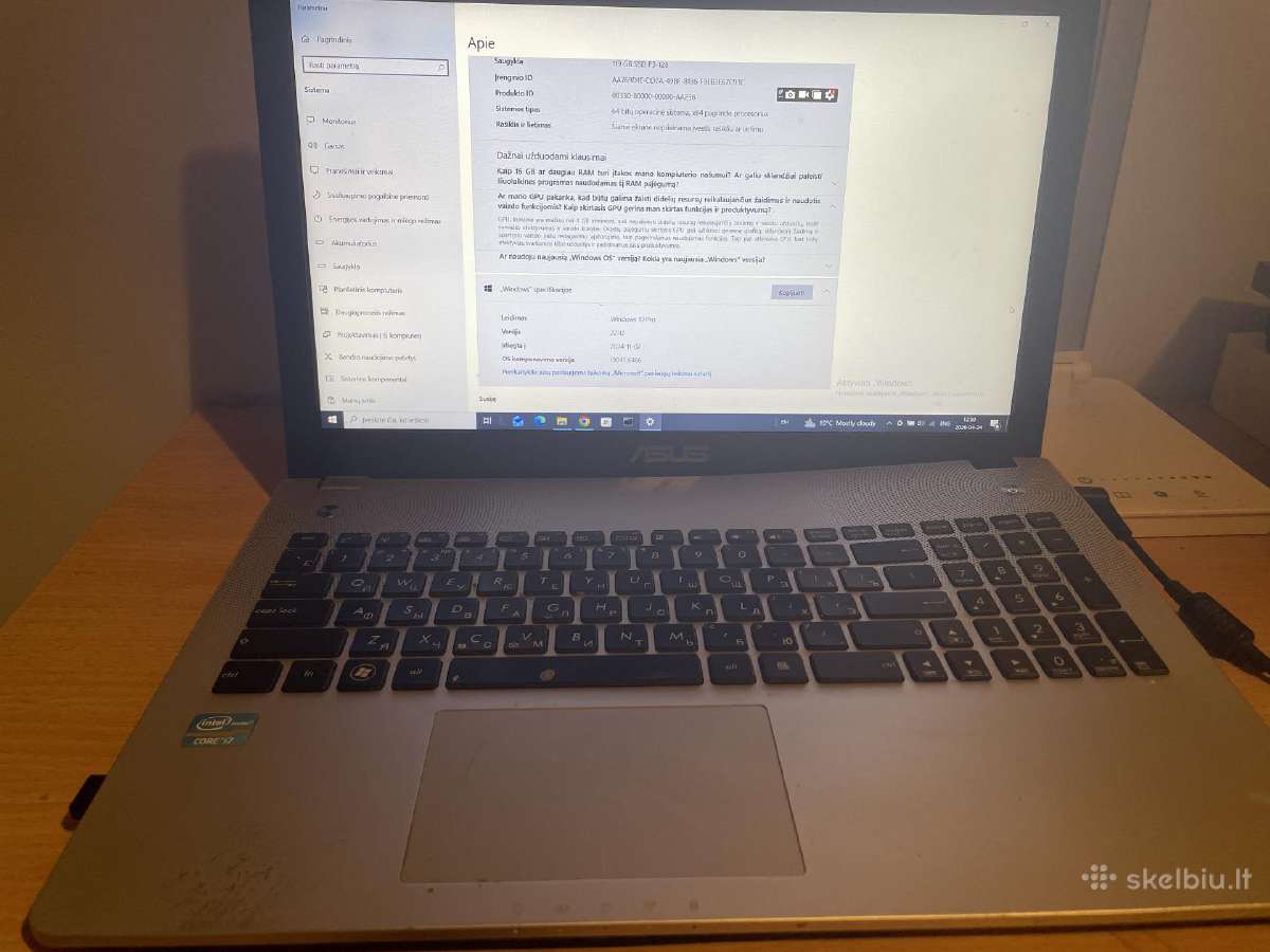 Parduodu Asus Nv56vv