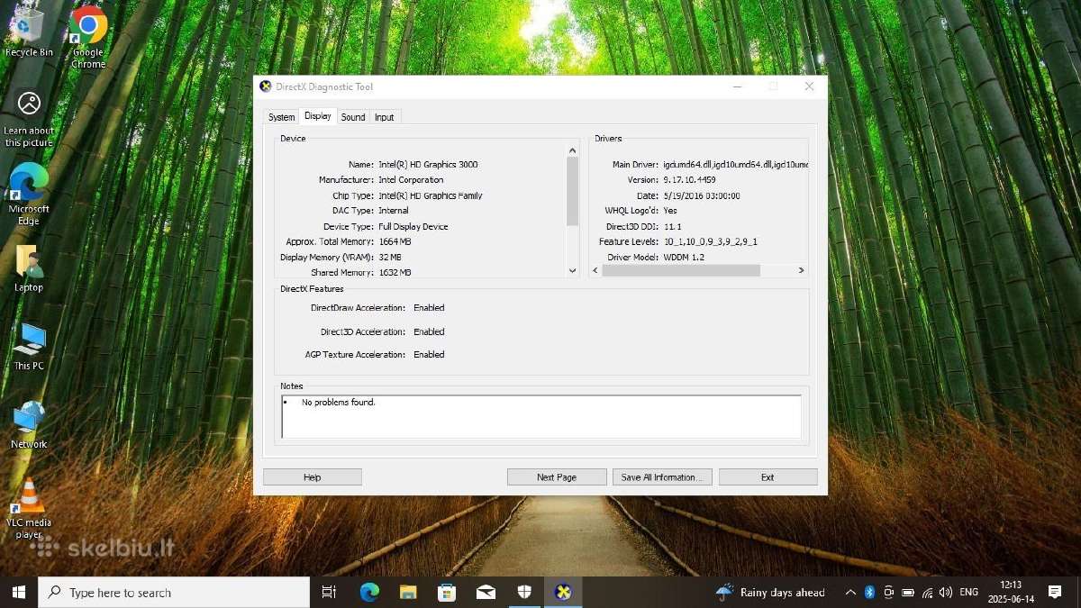 Lenovo Thinkpad T520 15.6 i5 8gb RAM 128ssd - nuotraukos Nr. 9