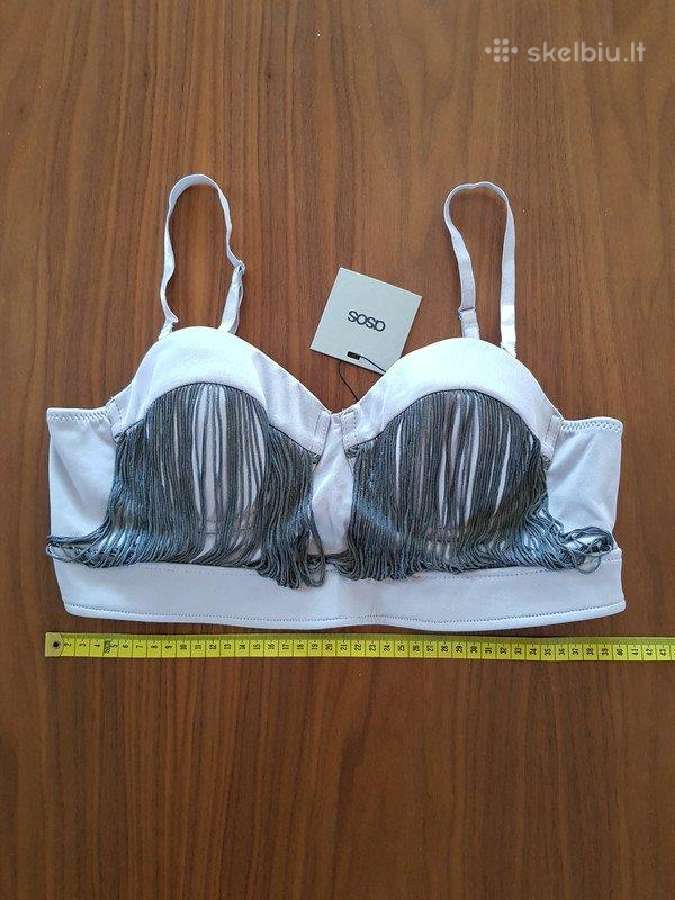 Subtiliai zaismingo dizaino crop top liemene - nuotraukos Nr. 6