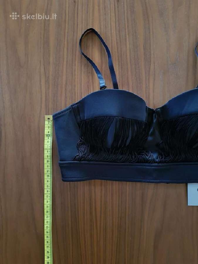 Subtiliai zaismingo dizaino crop top liemene - nuotraukos Nr. 14