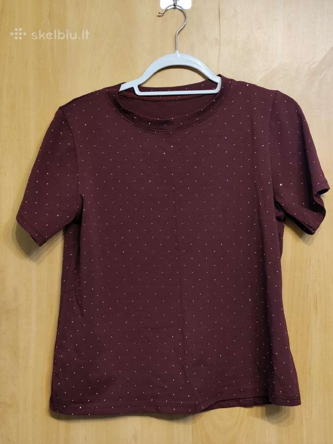 Sijonšorčiai bordo spalvos su blizgučiais - nuotraukos Nr. 9