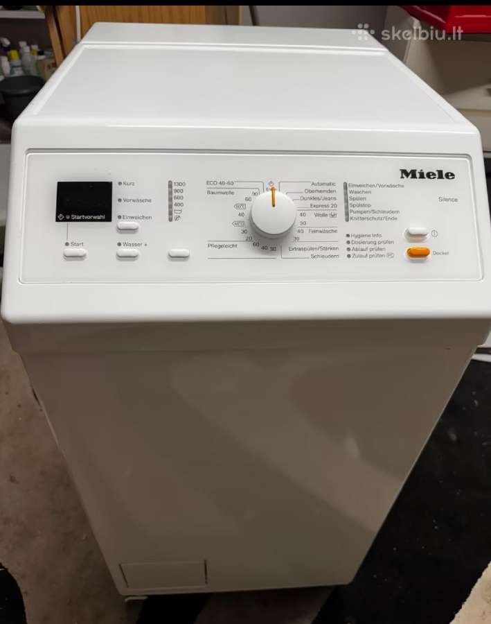 Miele Ww670wpm iš virš. pakraunama skalbimo mašina