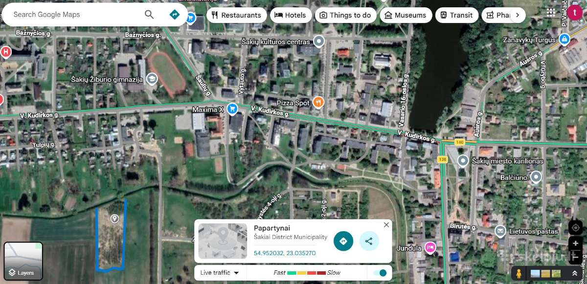 Parduodamas žemės sklypas šalia Šakių m. centro - nuotraukos Nr. 2