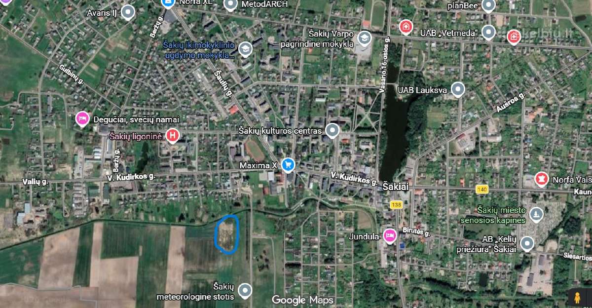 Parduodamas žemės sklypas šalia Šakių m. centro - nuotraukos Nr. 3