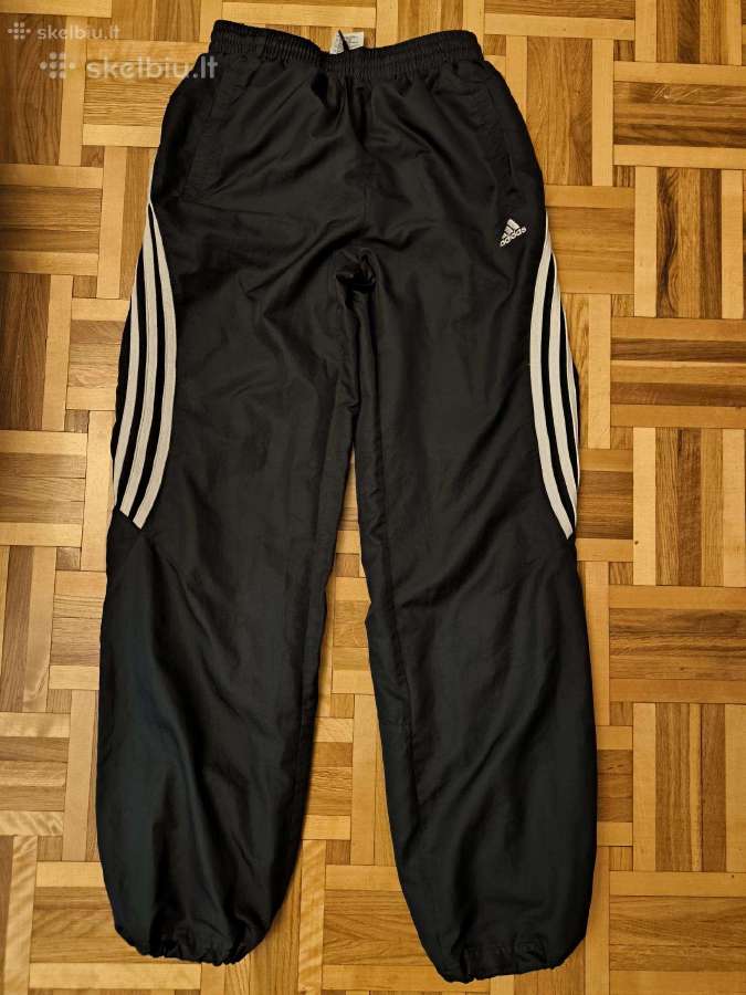 Adidas juodos kelnes berniukui