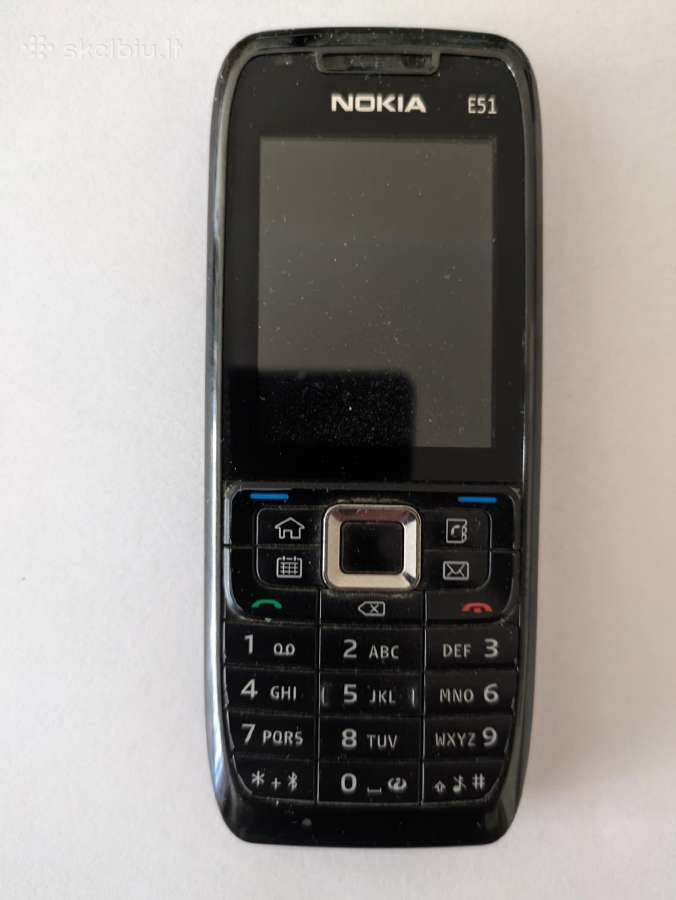 Nokia E51 mobilus telefonas