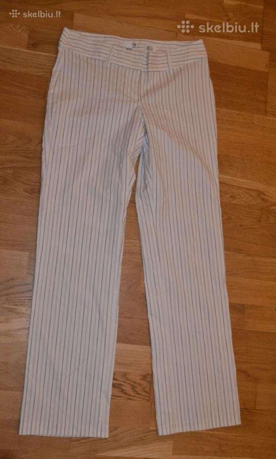 Hm tiesus baltos kelnes vasarai 42-44d