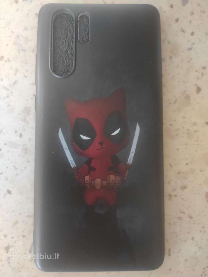 Naujas Huawei P30 Pro dėklas su Deadpool katinu!
