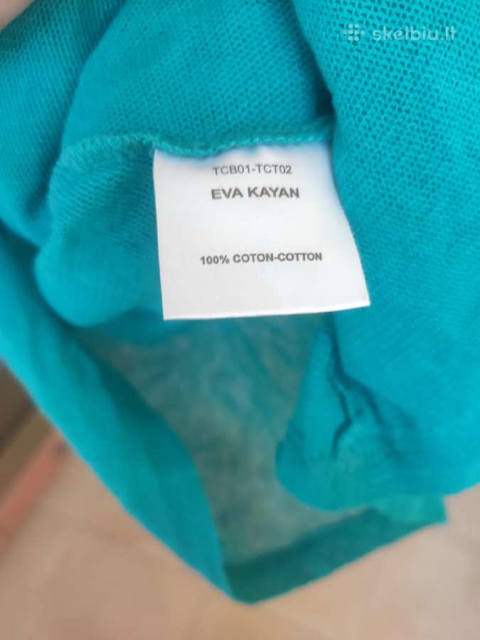 Medvilniniai tinklelio marškinėliai Eva Kayan - nuotraukos Nr. 3