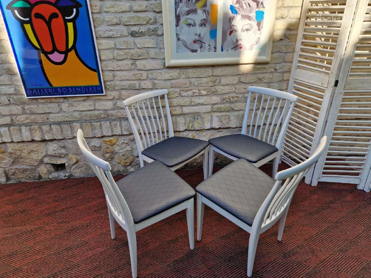 Vintažinės mid century autorinės kėdės "Asko"