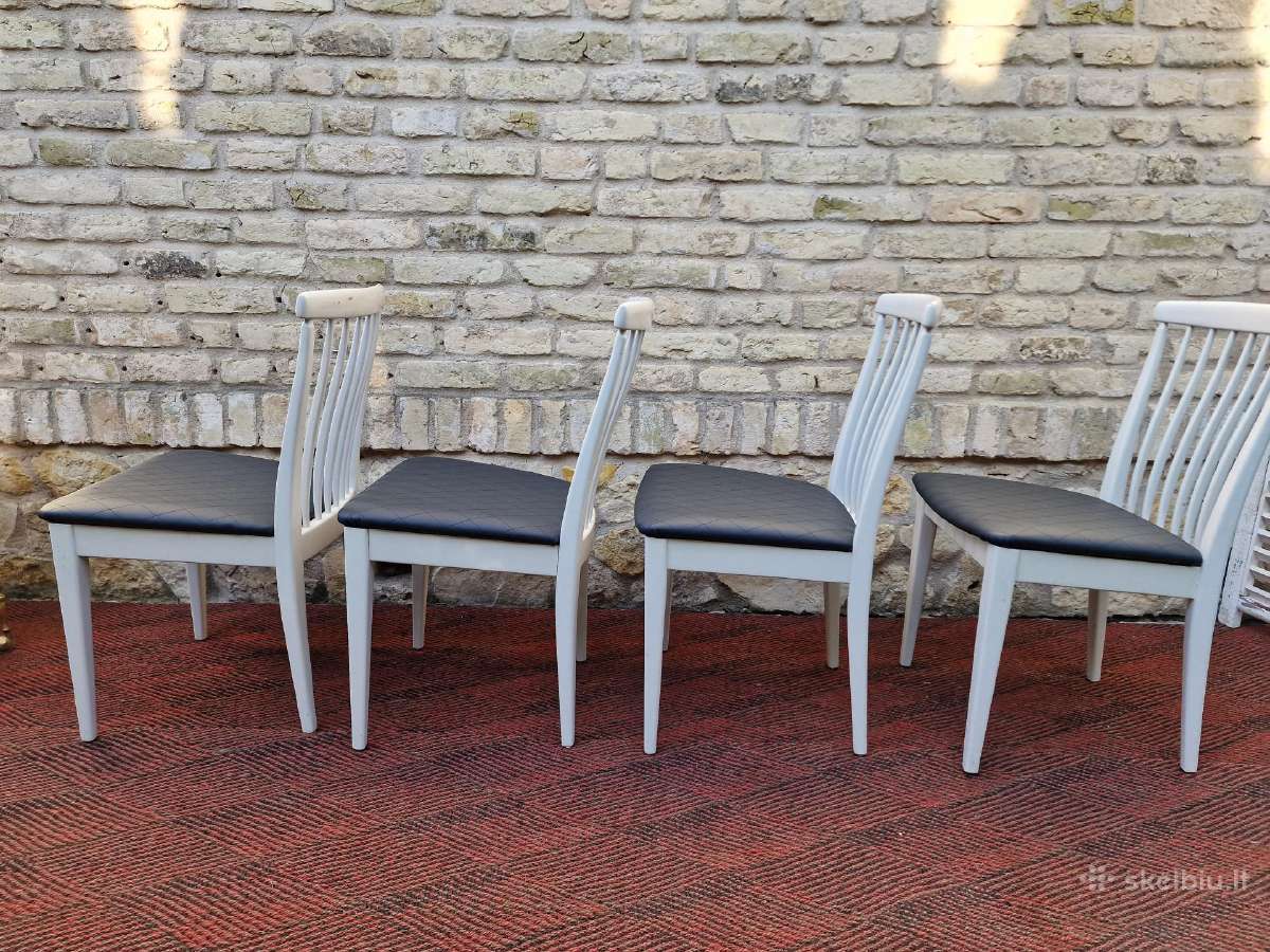 Vintažinės mid century autorinės kėdės "Asko" - nuotraukos Nr. 12