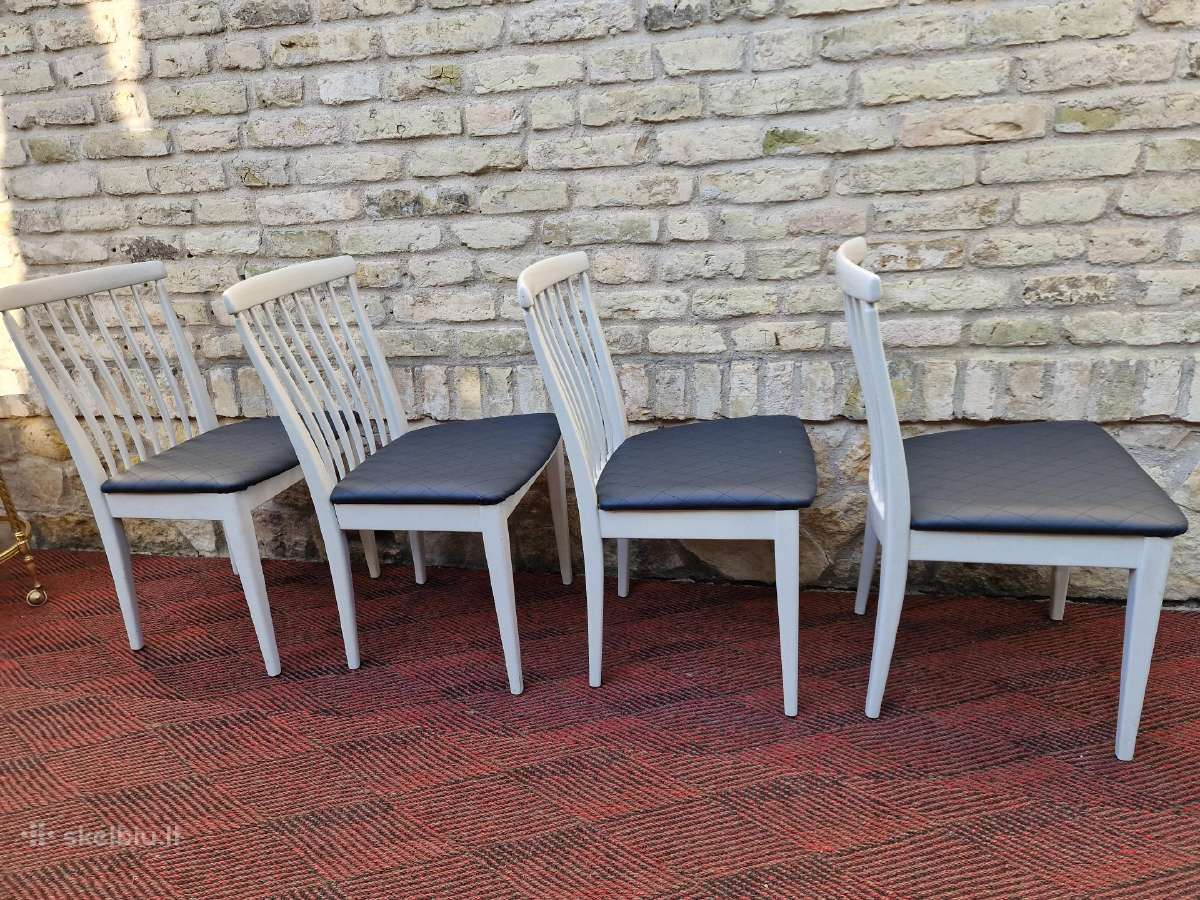 Vintažinės mid century autorinės kėdės "Asko" - nuotraukos Nr. 21