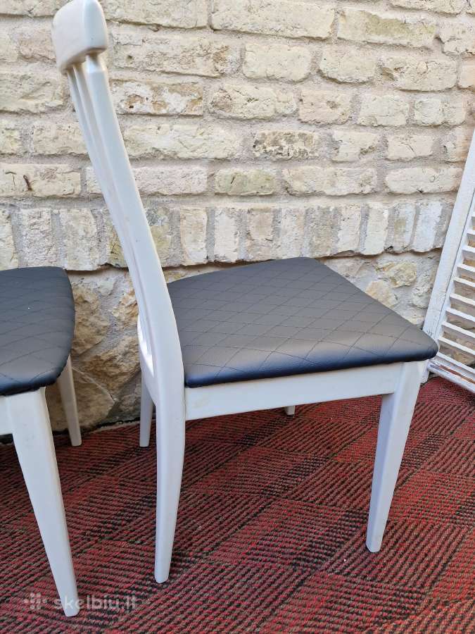 Vintažinės mid century autorinės kėdės "Asko" - nuotraukos Nr. 23