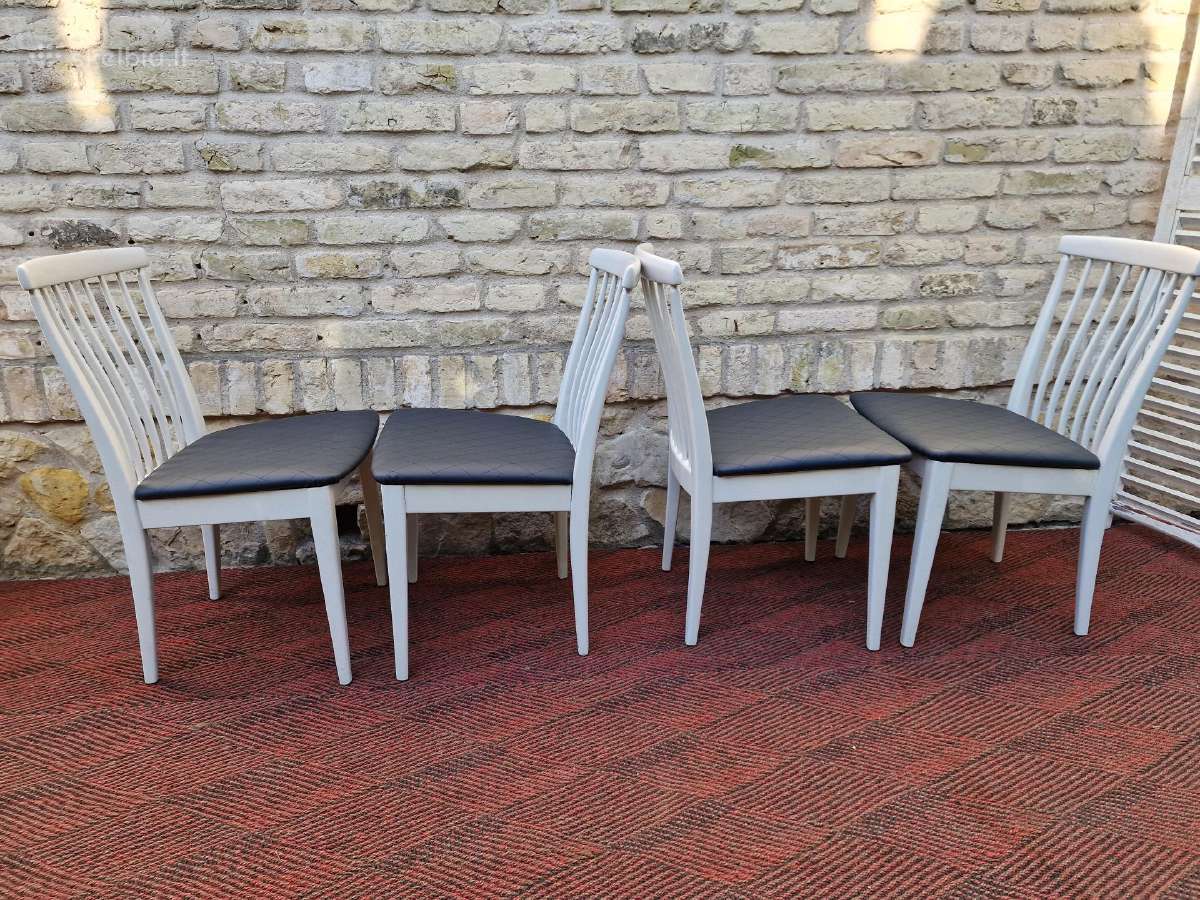 Vintažinės mid century autorinės kėdės "Asko" - nuotraukos Nr. 28