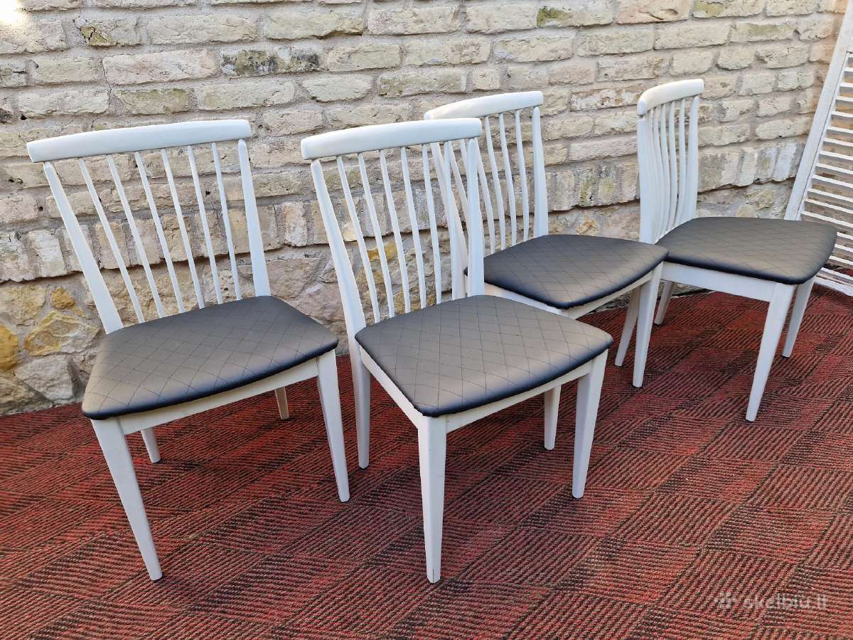 Vintažinės mid century autorinės kėdės "Asko" - nuotraukos Nr. 37