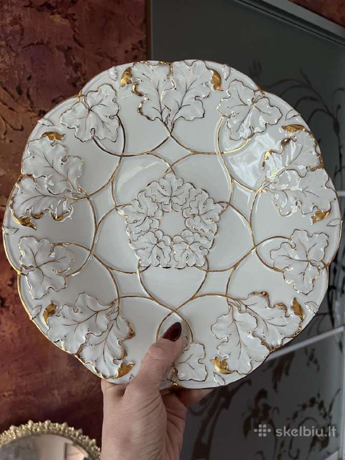 Meissen porcelianinė lėkštė - nuotraukos Nr. 3