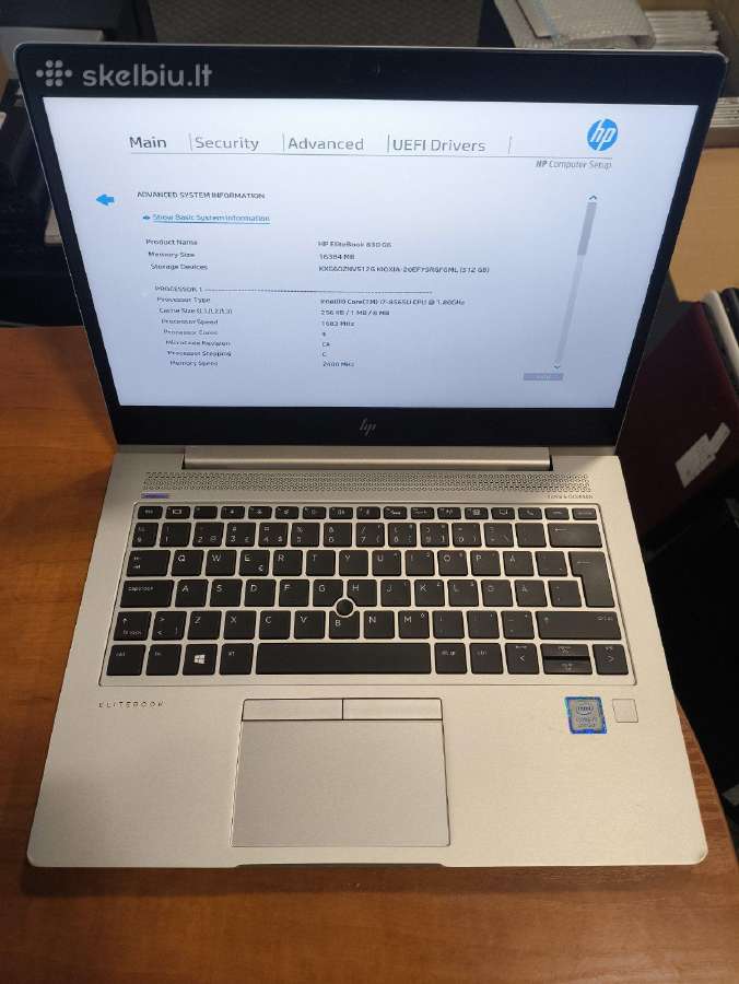 Elitebook 830 G6 13.3 Fhd i7-8565u 16gb 512gb SSD