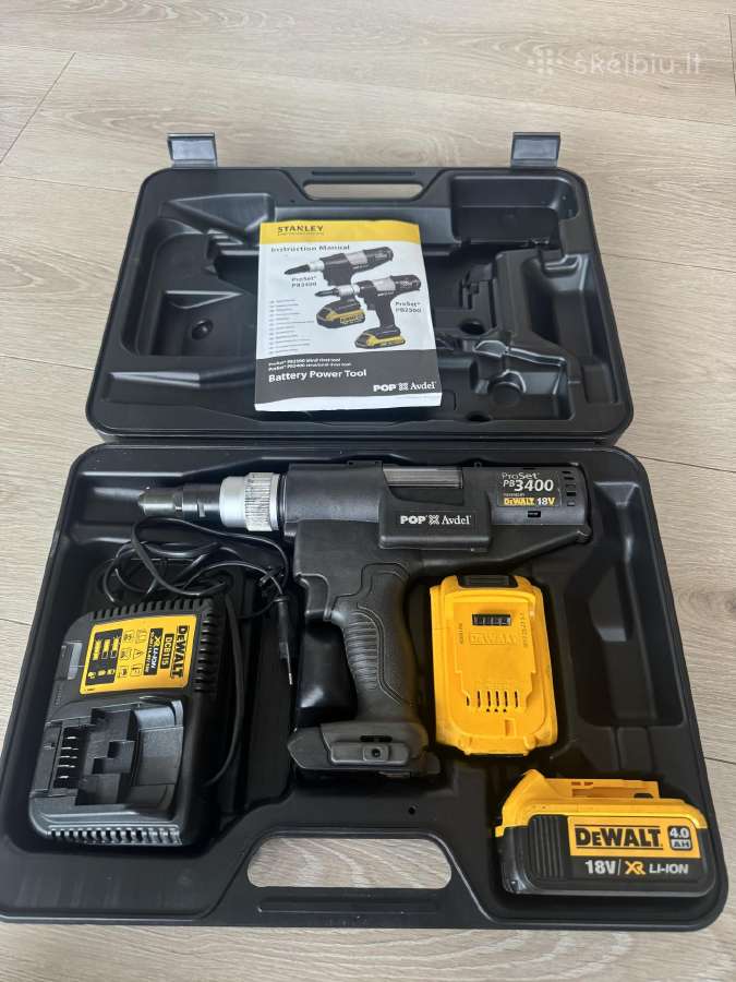 Dewalt Proset Pb3400-qw akumuliatorinis kniediklis