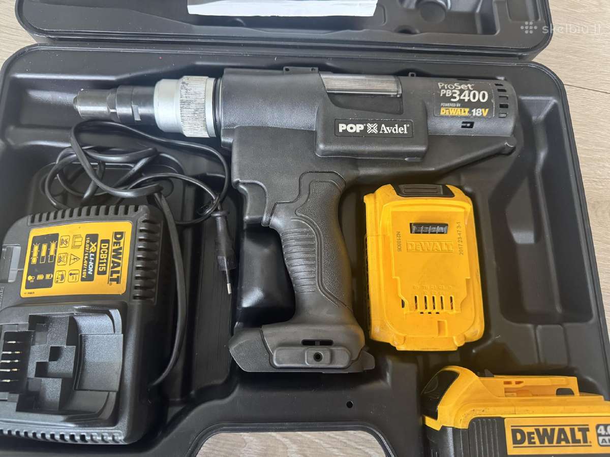 Dewalt Proset Pb3400-qw akumuliatorinis kniediklis - nuotraukos Nr. 3