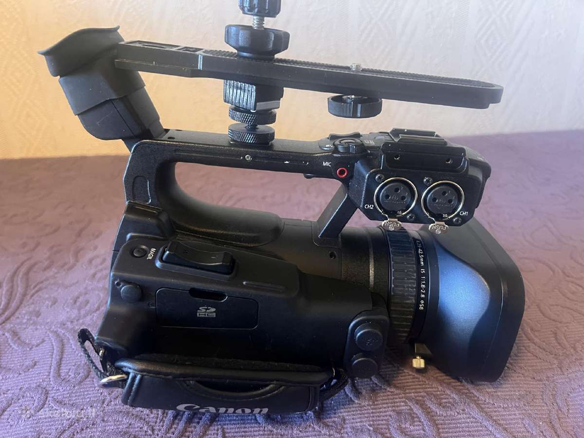 Canon Xf105 HD video kamera+sennheiser mikrofonai - nuotraukos Nr. 2