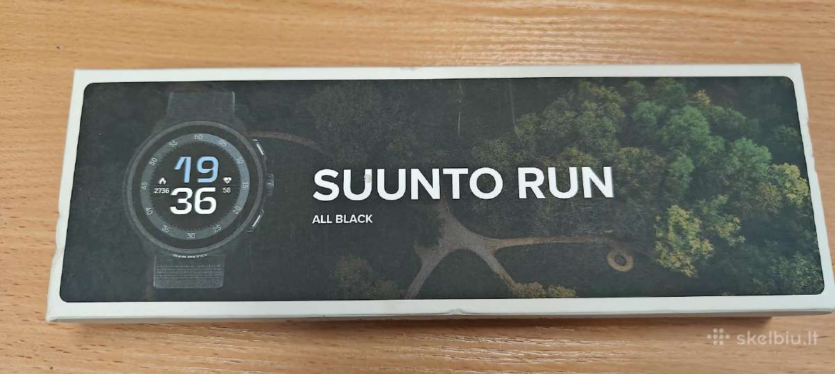 Naujas išmanusis laikrodis Suunto Run all black