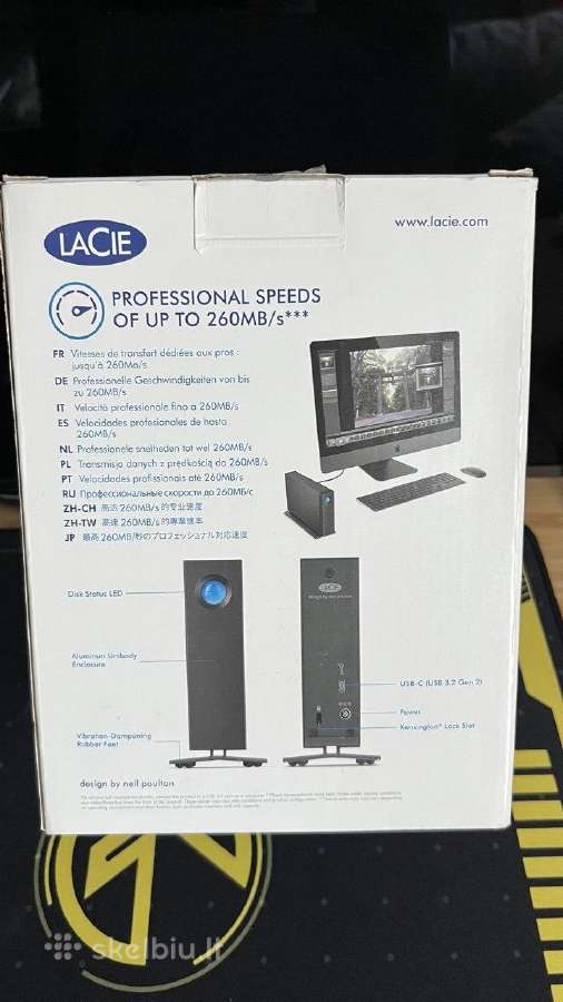 Lacie d2 Professional 4tb HDD - nuotraukos Nr. 3