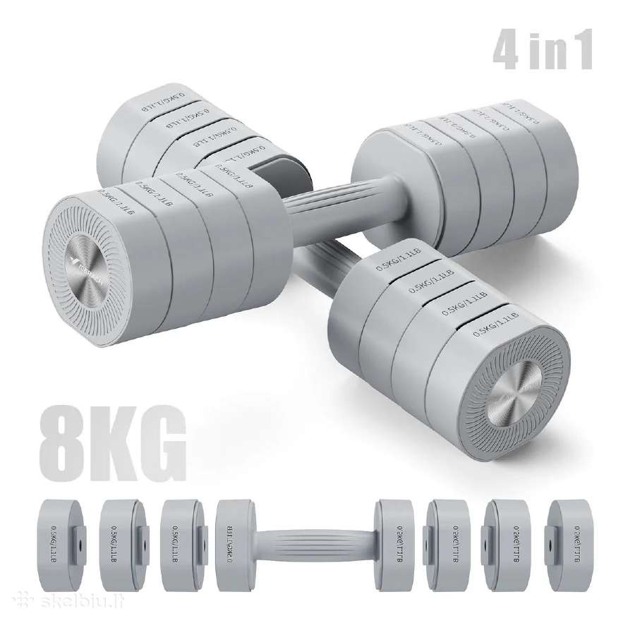 Nauji svarmenys 4kg x2