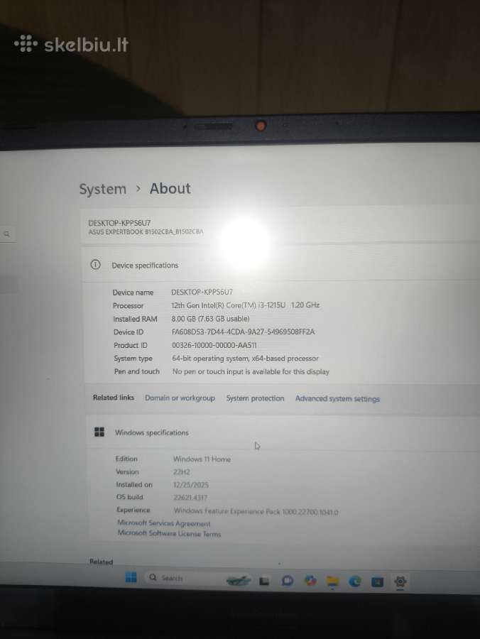 Asus expertbook - nuotraukos Nr. 2