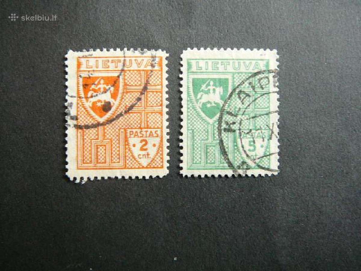 Lietuva 1936 Standartai antsp. lit408/9a
