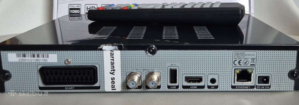 Sky Vision 2250 S-HD Twin HDD palydovinis imtuvas - nuotraukos Nr. 3