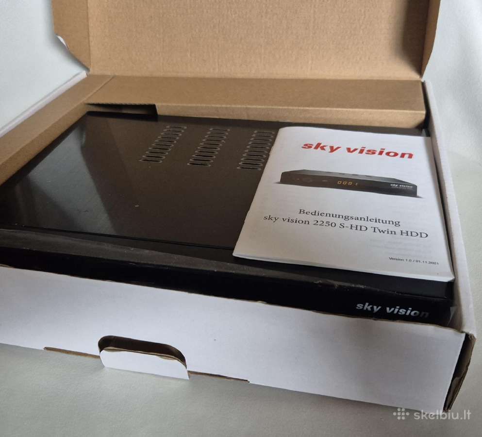 Sky Vision 2250 S-HD Twin HDD palydovinis imtuvas - nuotraukos Nr. 4