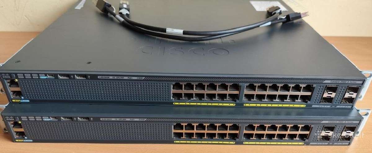 Cisco switch komutatorius ws 2960x 24ps L 1gb Poe