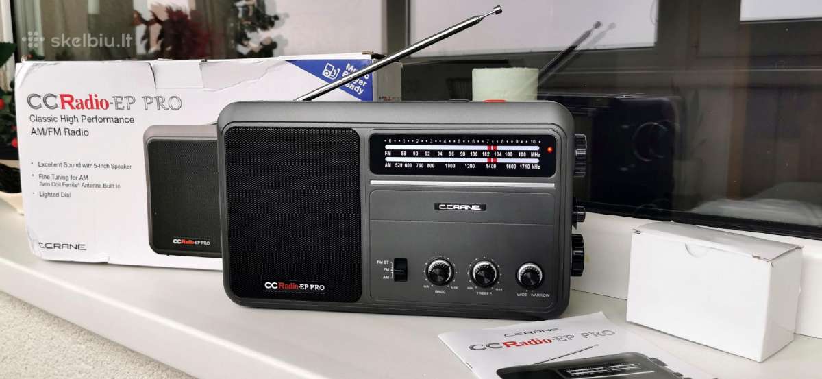 C. Crane Cc Radio-ep Pro Fm/mw Dsp Radijo Imtuvas