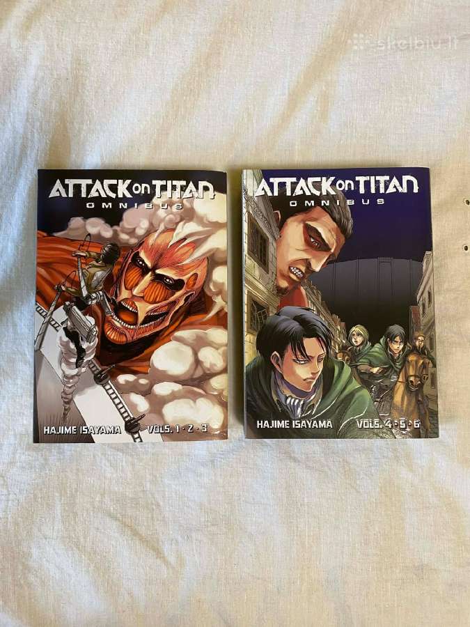 Attack On Titan Omnibus komiksai
