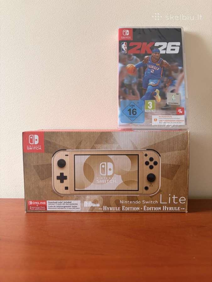 Nintendo Switch Lite Hyrule Edition + Nba 2k26