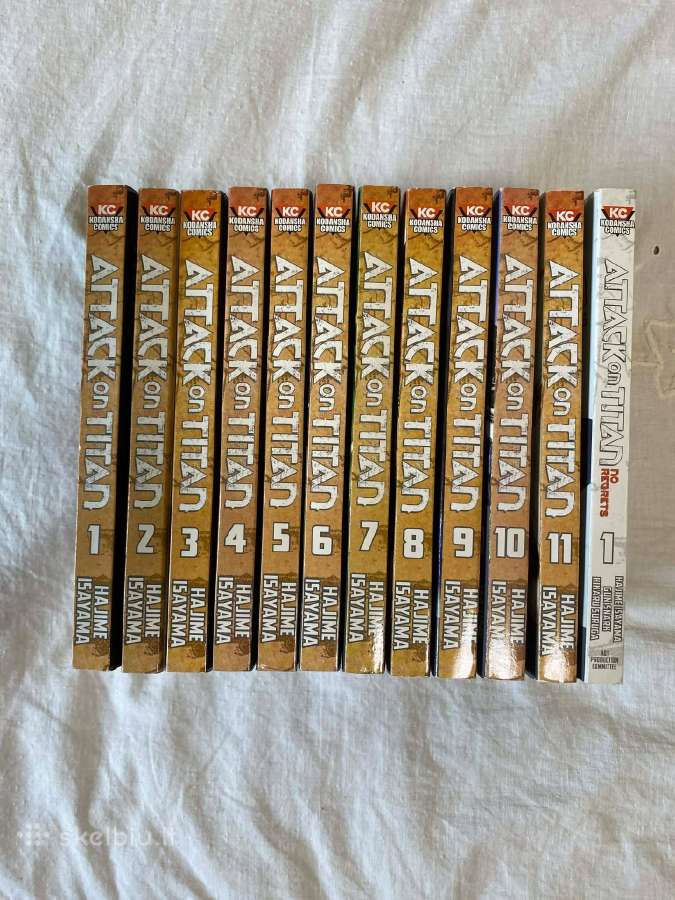 Attack On Titan komiksai