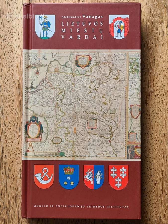 Knyga: Lietuvos miestų vardai. A. Vanagas