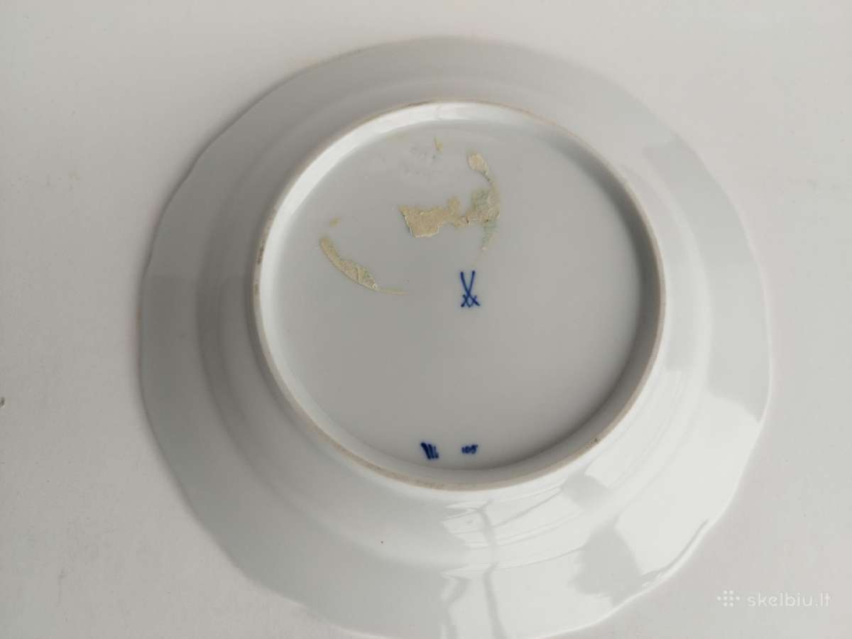 Meissen lėkštė, Onion - nuotraukos Nr. 3