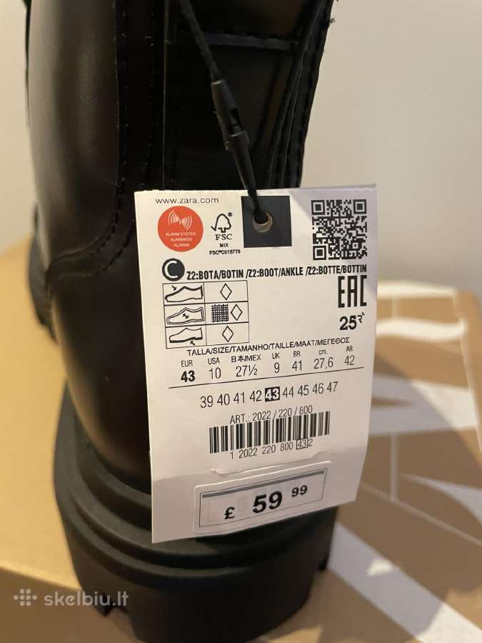 Visiškai nauji Zara batai 43 dydis - nuotraukos Nr. 4