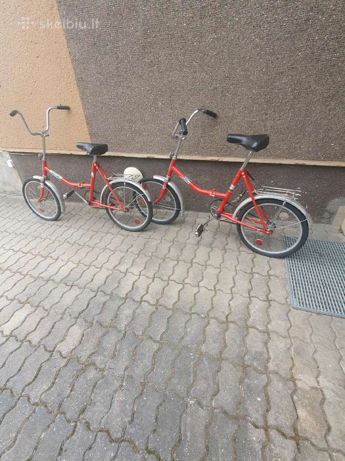 Du sulankstomi dviračiai "Aucm"