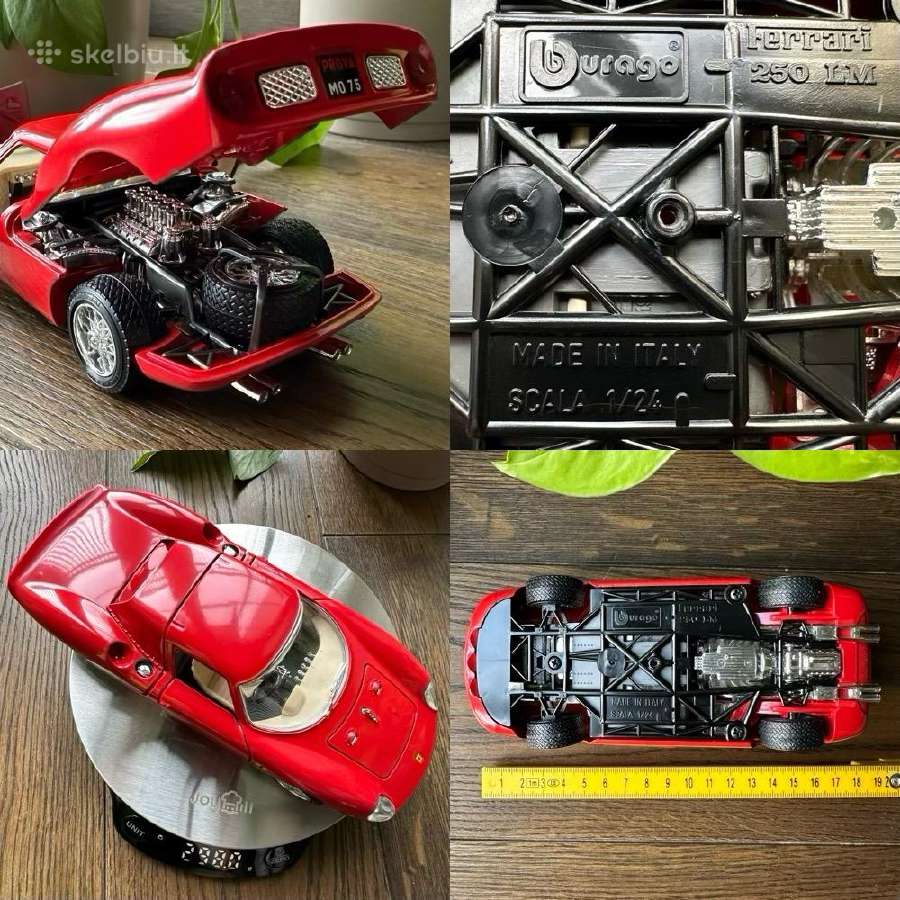 Bburago Ferrari 250 Lm 1:24 - nuotraukos Nr. 12
