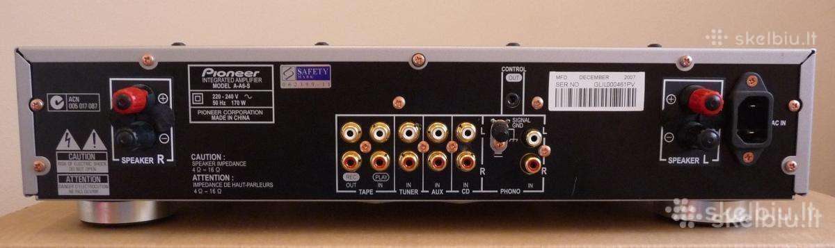 Pioneer A-a6-j su pultu - nuotraukos Nr. 2