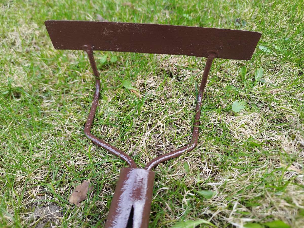 Kauptukas žemės sodo darbams metalinis tvirtas - nuotraukos Nr. 3