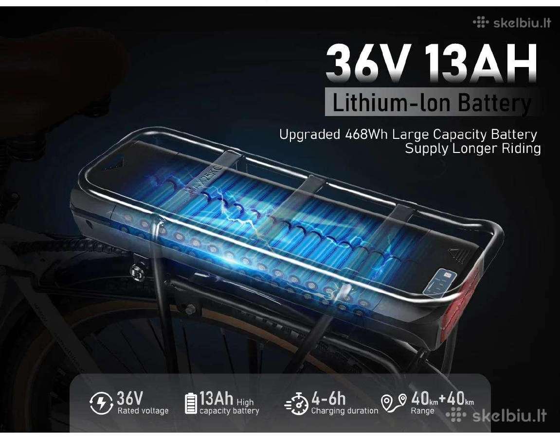 Samebike RS-a07 500w elektrinis dviratis - nuotraukos Nr. 11