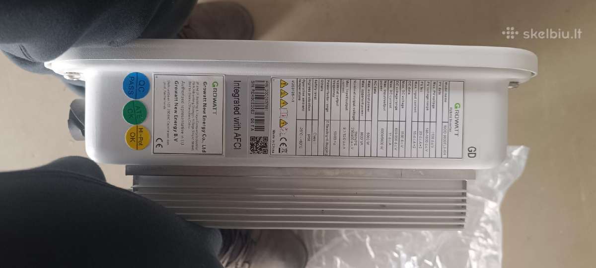 Growatt Mod 6000tl3-xh hybridinis inverteris - nuotraukos Nr. 5
