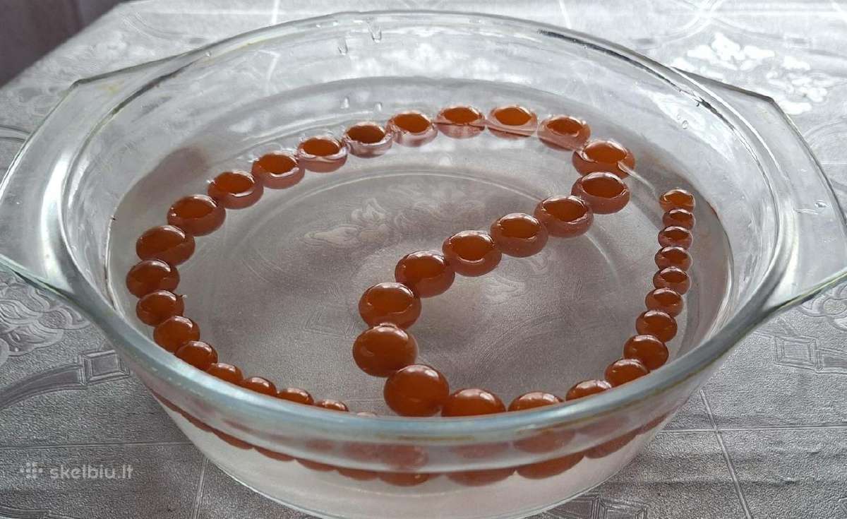 Medaus Gintariniai karoliai - nuotraukos Nr. 7